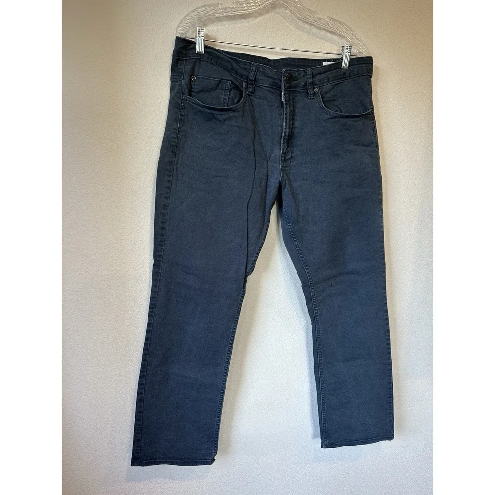 Buffalo David Bitton Jeans‎ Men's 34x30 Sam-X Slim Straight Stretch Denim Blue